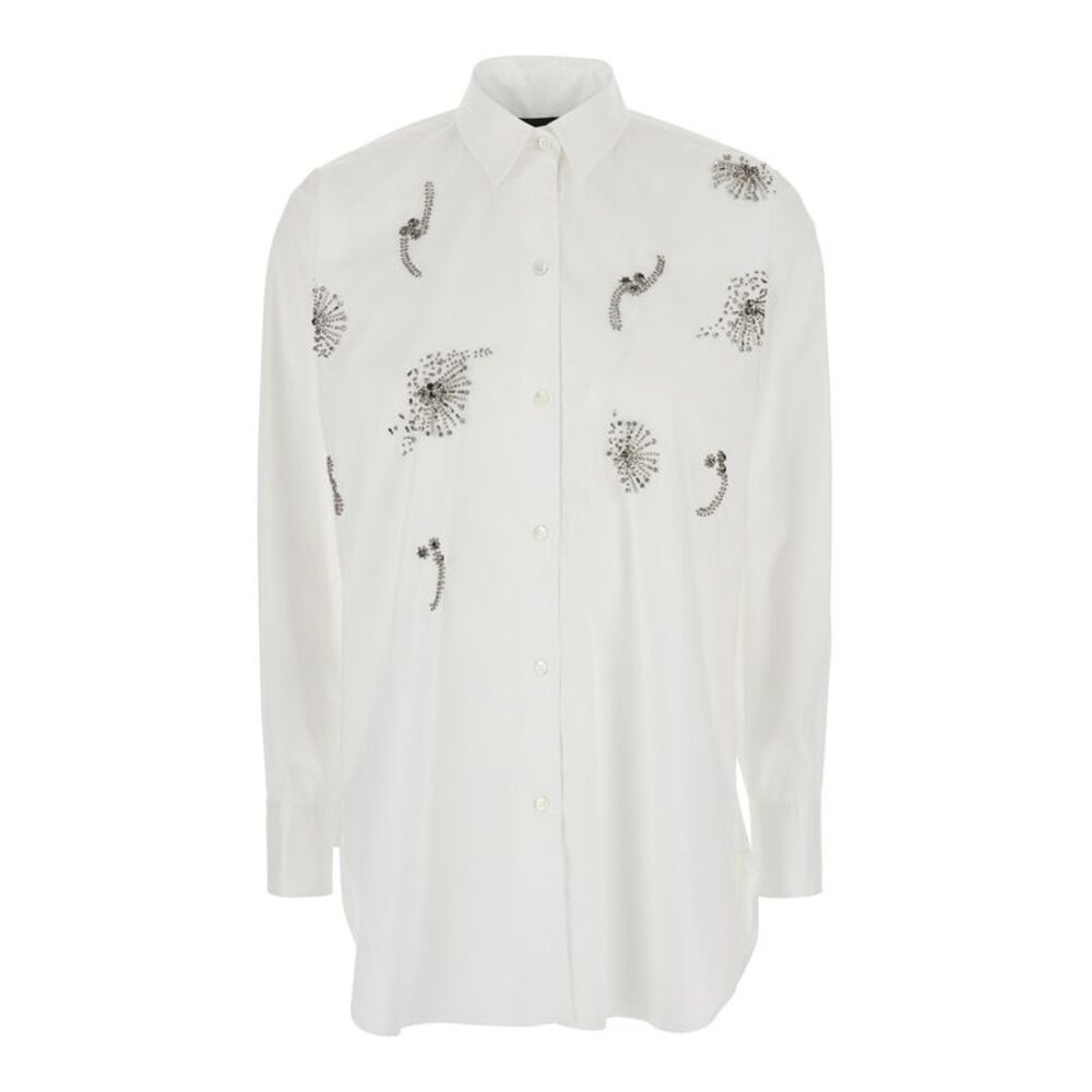 Plain Camicia Con Applicazioni